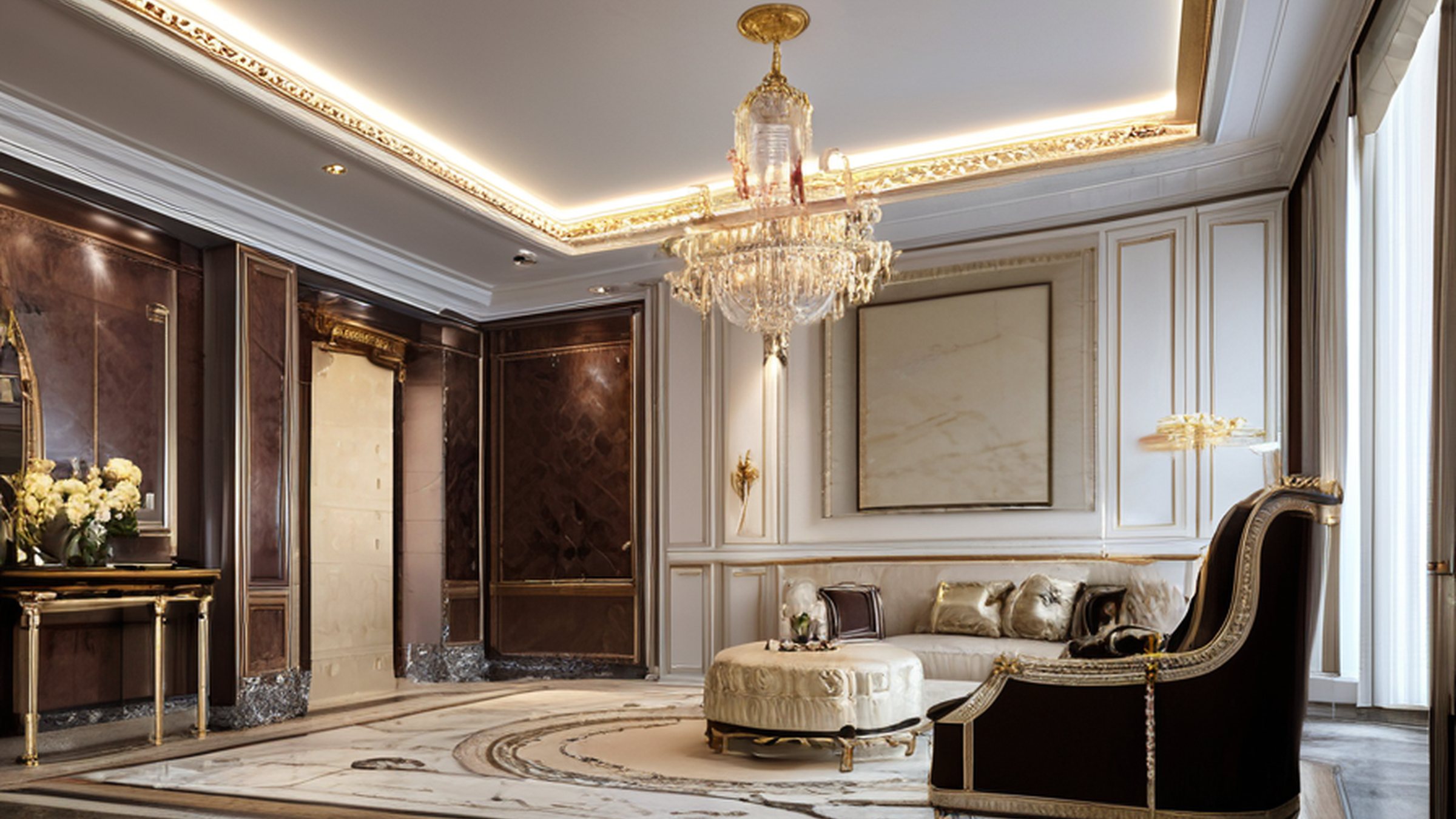luxury master suite interior design master suite hero by Modenese Gastone