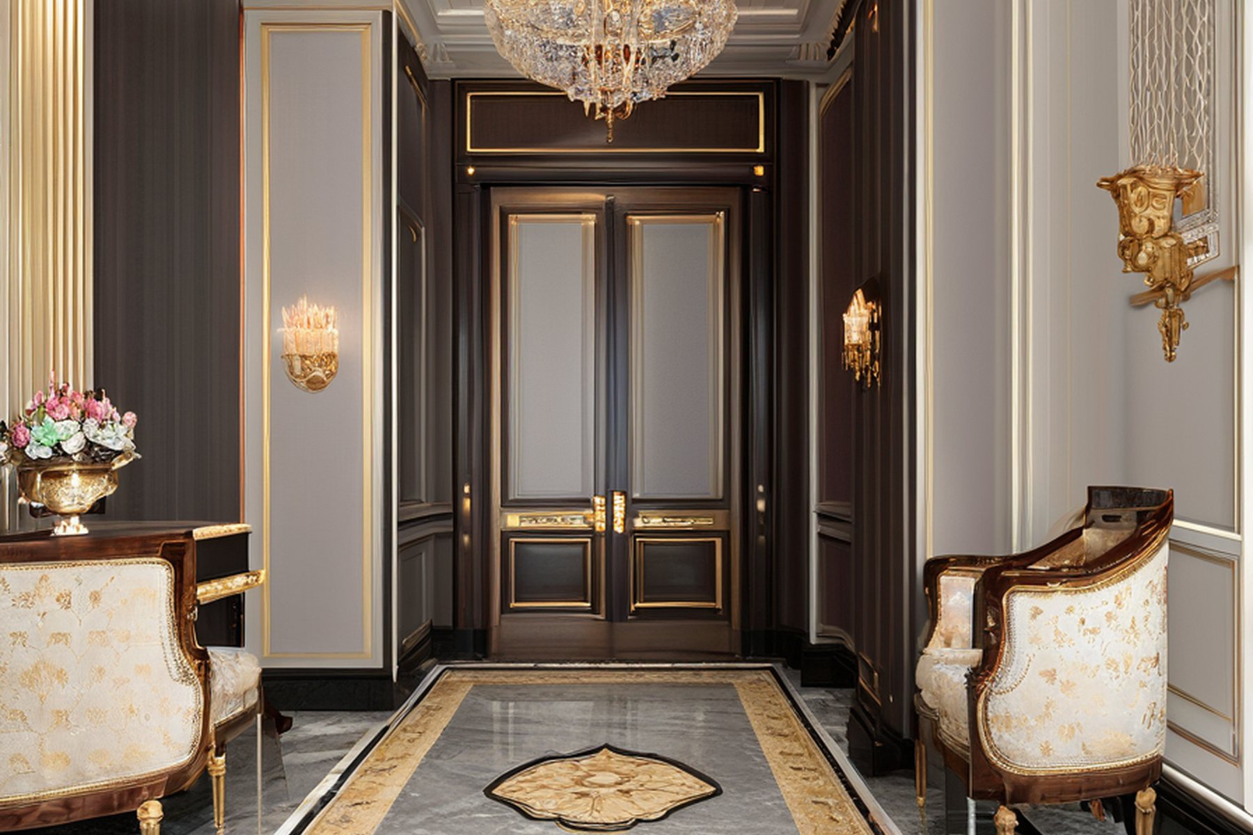 luxury residential interior materials finish coat process by Modenese Gastone