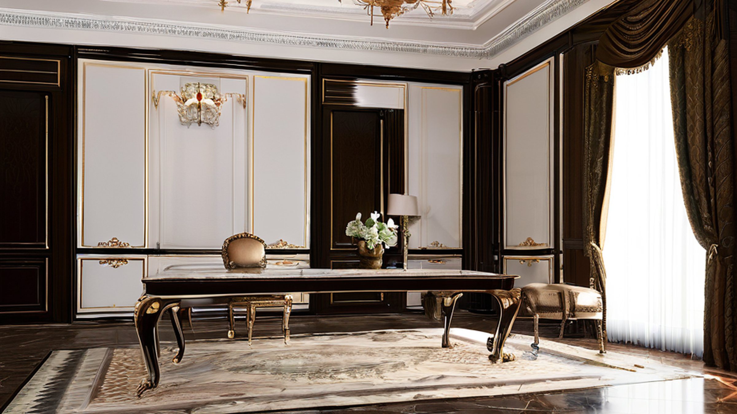 luxury residential interior materials materials hero table by Modenese Gastone