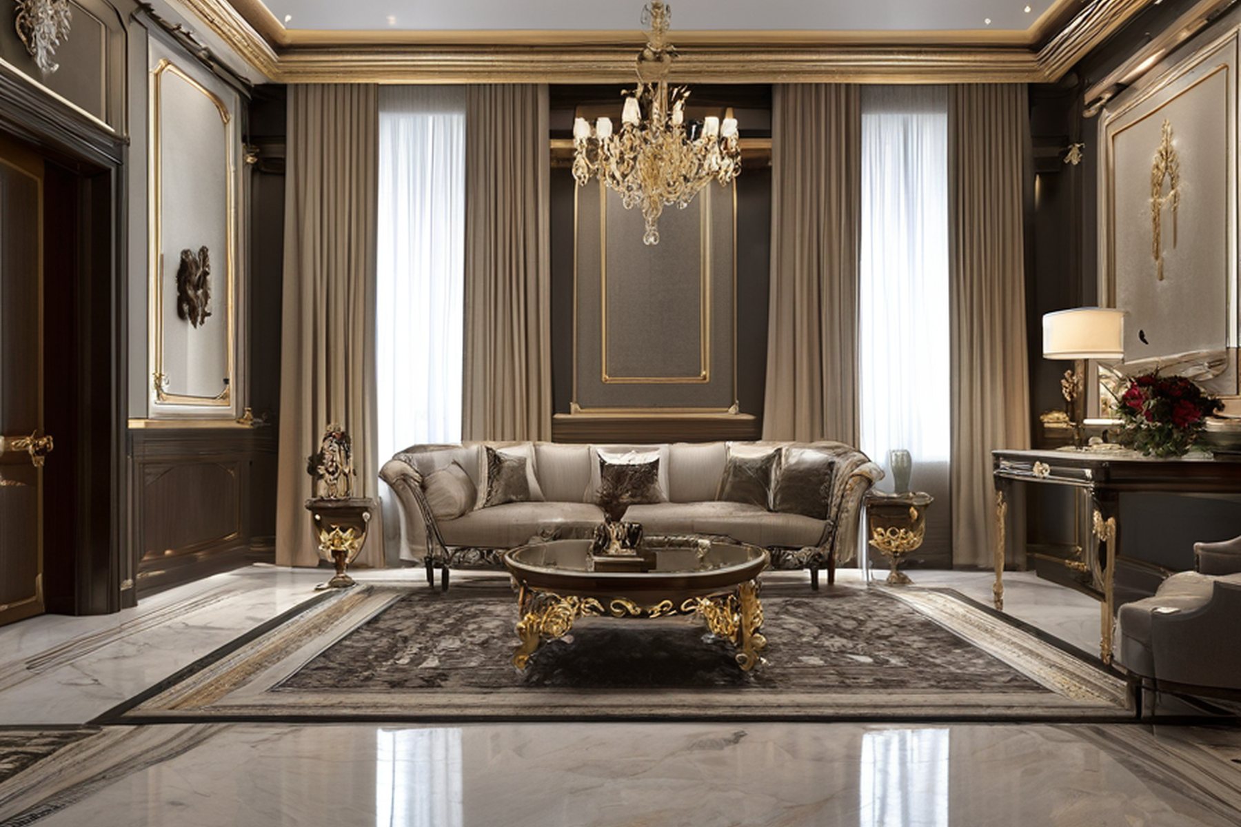 residential interior design process installation gallery by Modenese Gastone